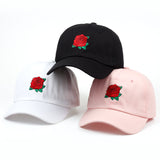 Red Rose Flower Baseball Cap
