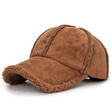 Wool Sheepskin Baseball Cap