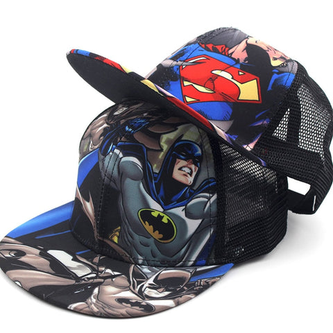 Superman Batman Baseball Caps