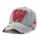 Embroidery Letter W Baseball Cap