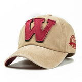 Embroidery Letter W Baseball Cap