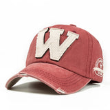 Embroidery Letter W Baseball Cap